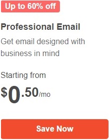 Namecheap Professional Email Black Friday deal
