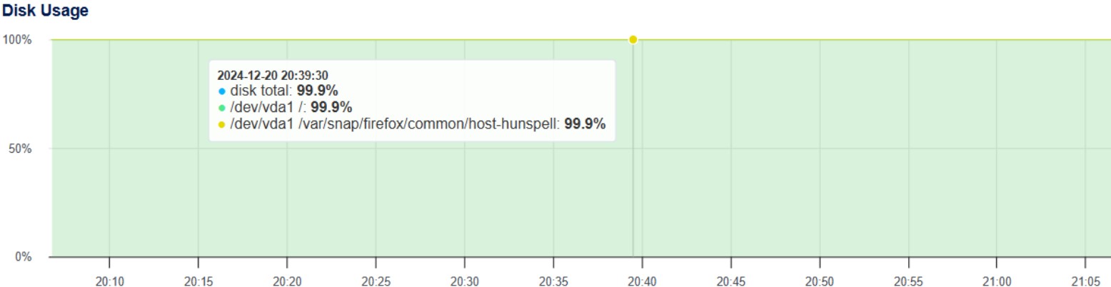 Disk Usage 99.99%